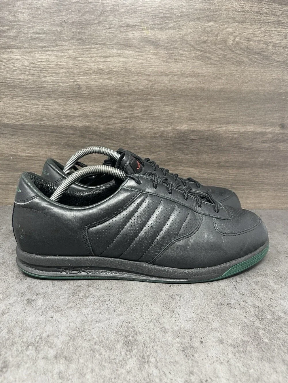 Reebok S Carter Classic Low Jay Z Black Green Size 9.5 Mens Leather 10-101566